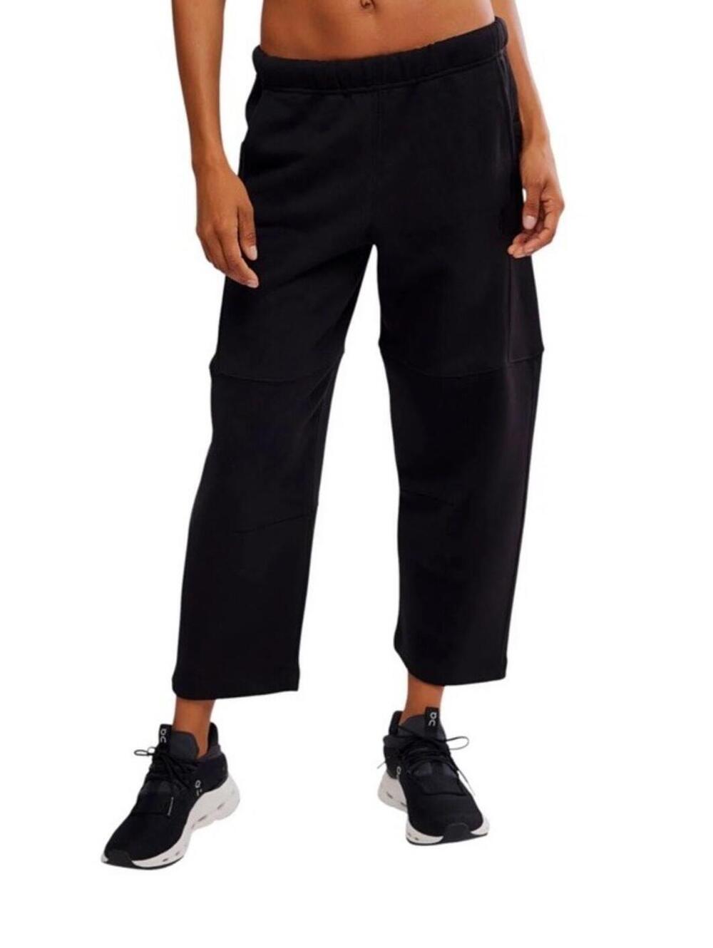 $78 Free People Movement Top Score Barrel Pants Womens Mulberry Cotton XS NWT - Picture 4 of 12